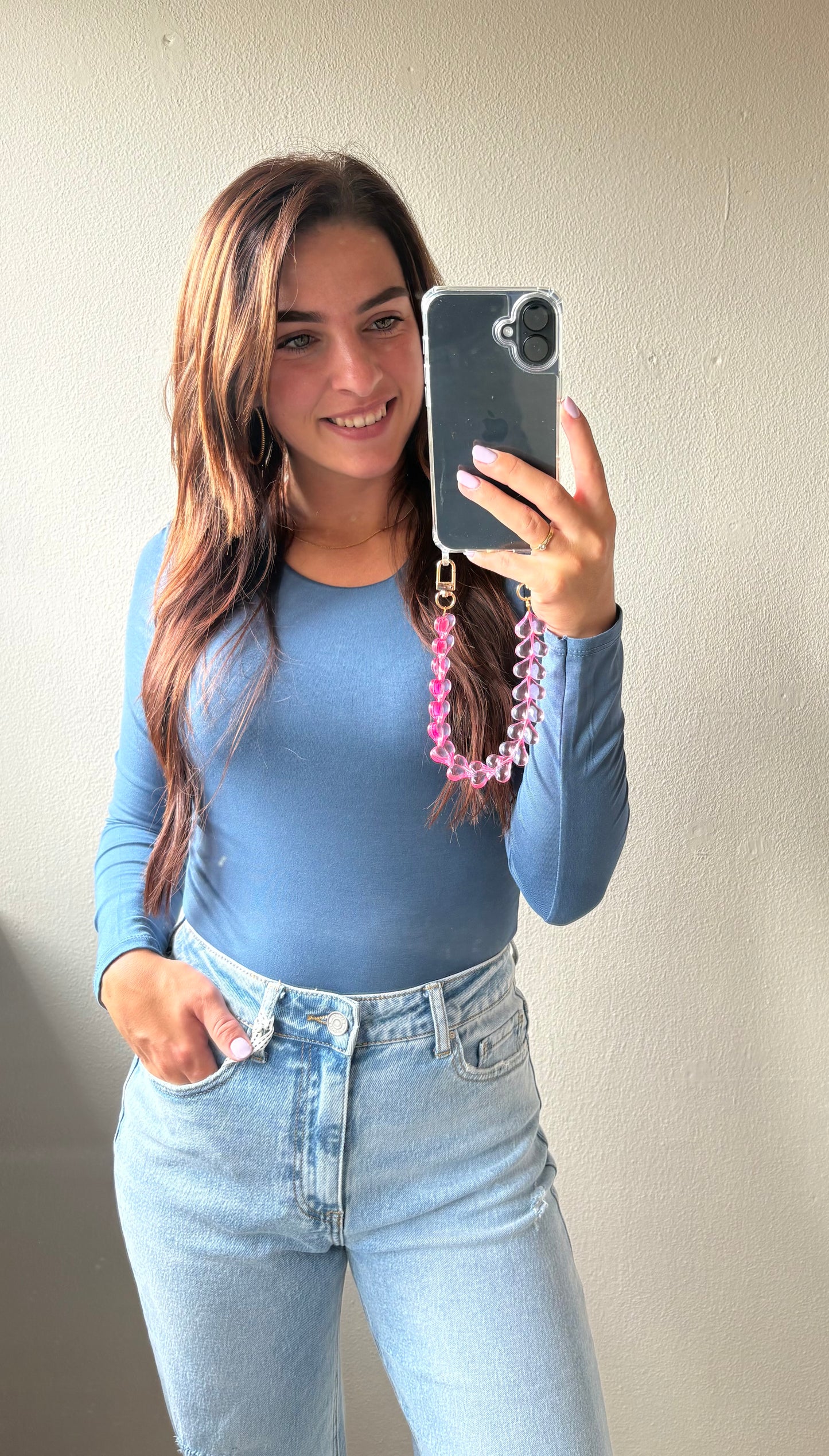 Lana top blauw