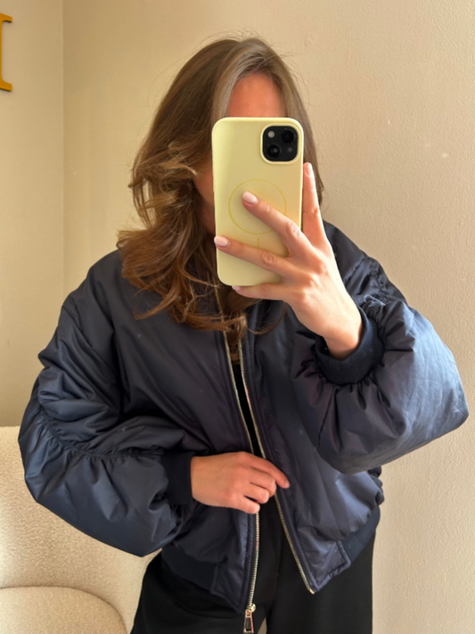 Fay bomberjas blauw